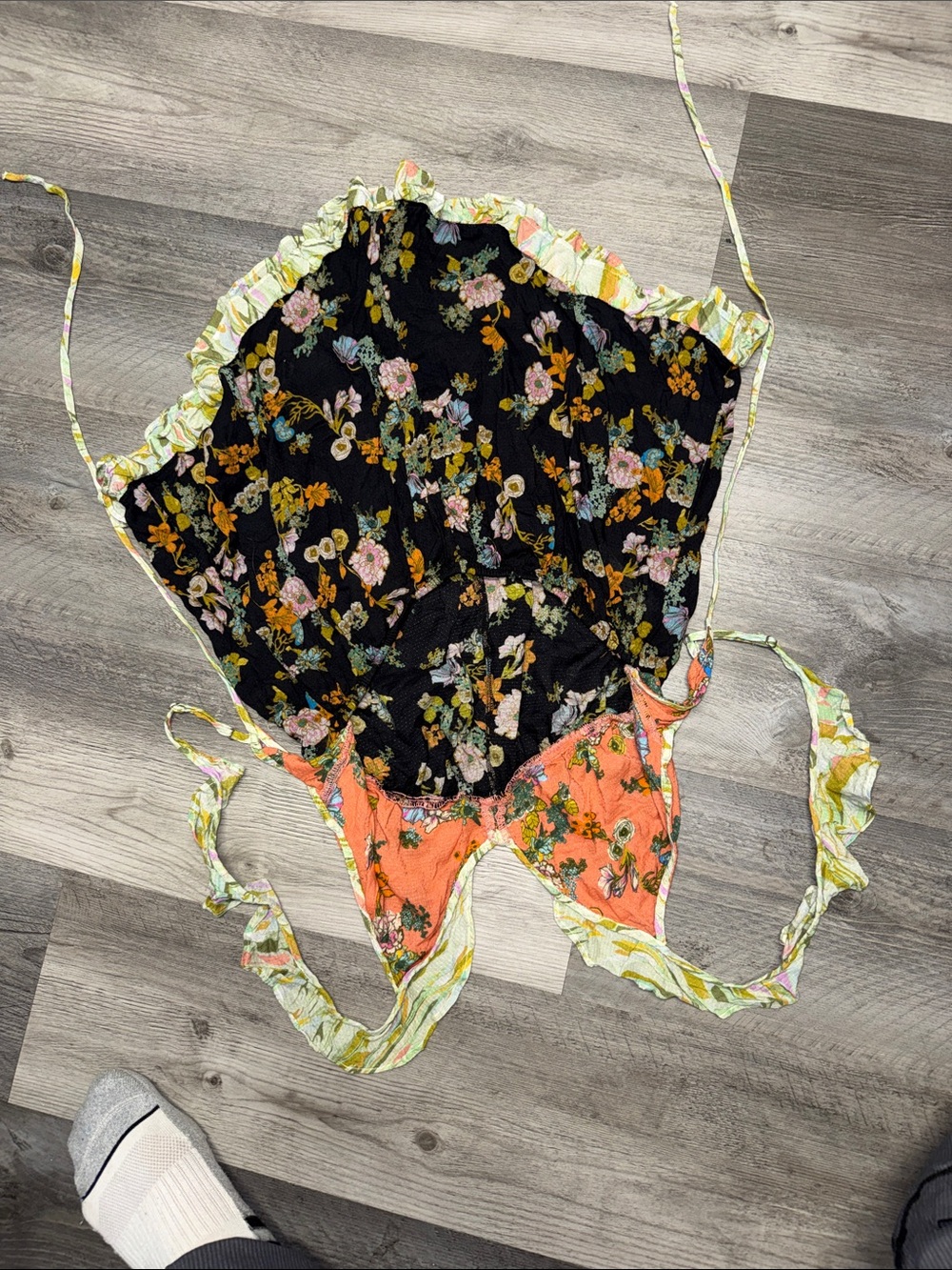 Anthropologie ruffled tank top romper - Picture 5 of 5